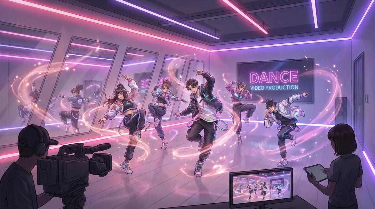 麻豆视频舞蹈视频拍摄现场